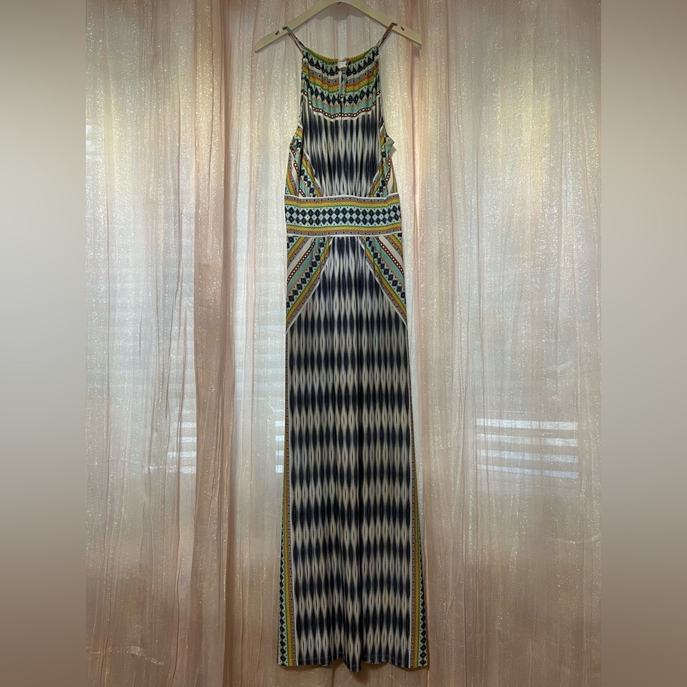 B.Calm Multicolor Patterned Garment - image 2